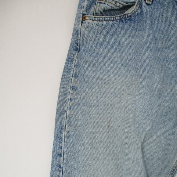 Women 12 USA LEVI'S 961 Loose Fit Straight Leg Hi Rise Light Wash Mom Jeans 90s - Picture 8 of 12
